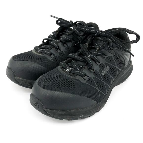 KEEN Utility Womens Vista Energy Work Sneakers 6 WIDE Black Comp Toe EH SR NIB - Picture 4 of 11